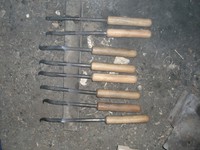 鍛冶屋で作ったろくろ用バイト