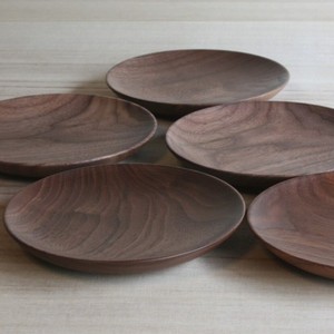 ウォールナットの木製小皿